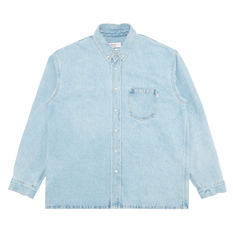 Martine Rose Denim Shirt Jacket "Blue"