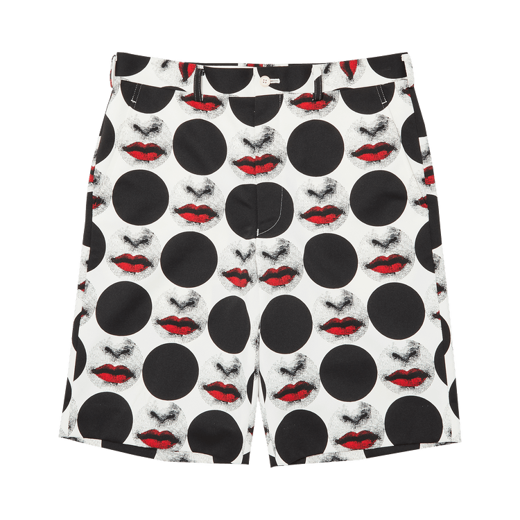 Comme des Garçons Homme Plus Fornasetti Printed Shorts "White"