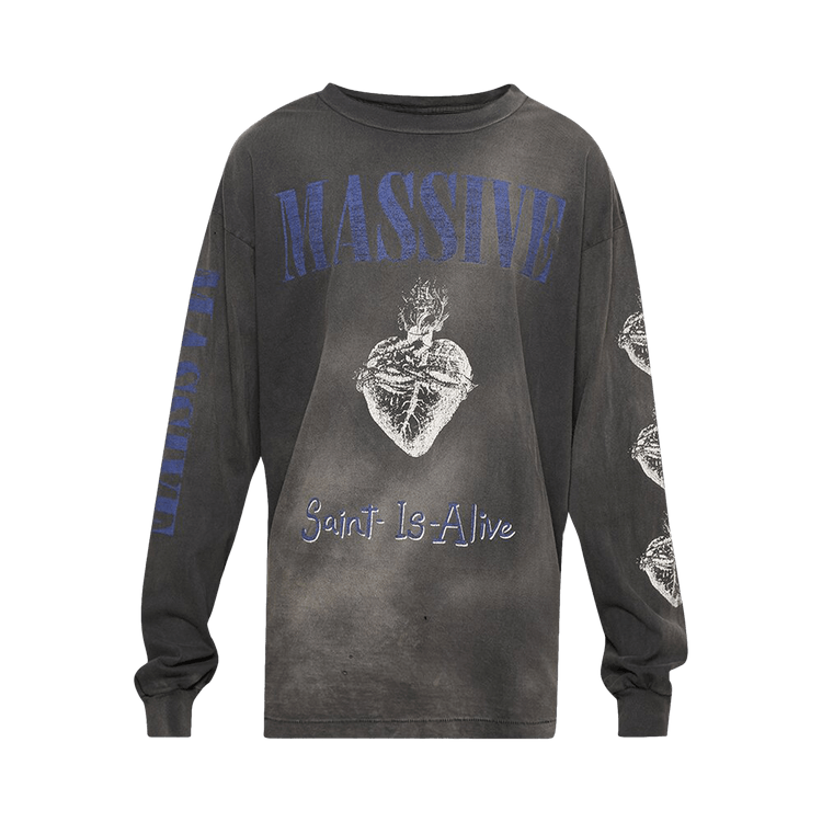 SAINT Mxxxxxx Massive Long-Sleeve Tee "Black"