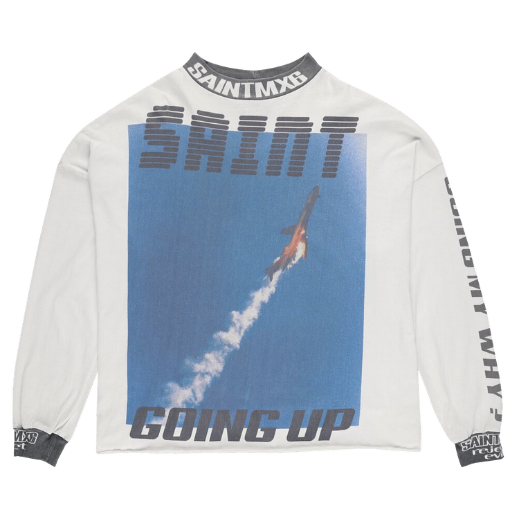 SAINT Mxxxxxx Going Long-Sleeve Tee "White"