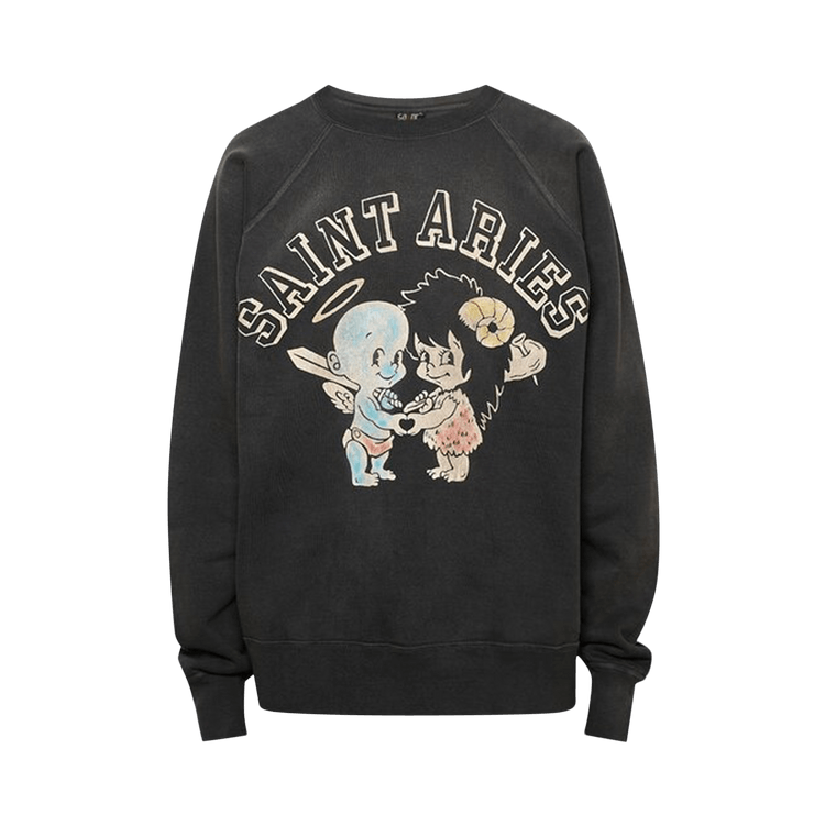SAINT Mxxxxxx Aries Crewneck Sweatshirt "Black"