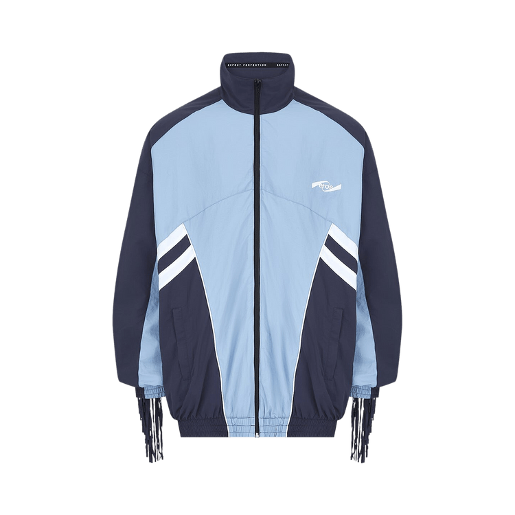Martine Rose Fringe Track Jacket "Navy"