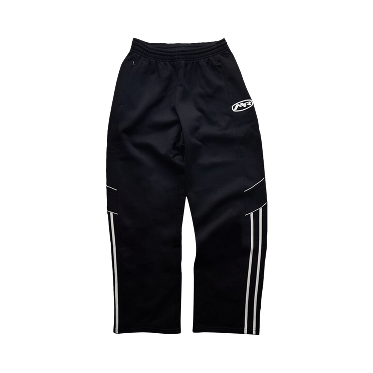 Martine Rose Panelled Wide Leg Sweatpants "Black"