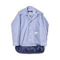 Maison Mihara Yasuhiro Double Layered Padded Shirt Jacket "Blue"