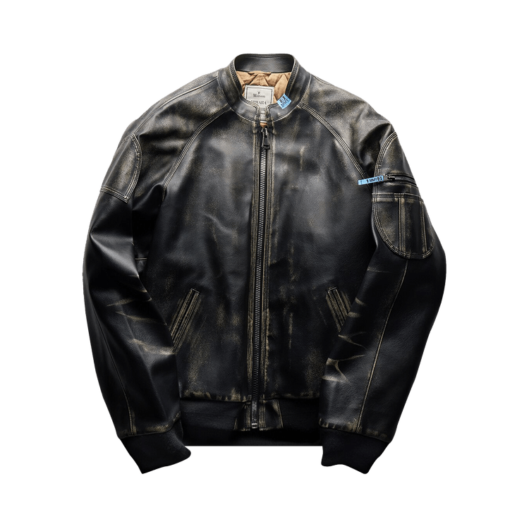 Maison Mihara Yasuhiro PVC Biker Jacket "Black"