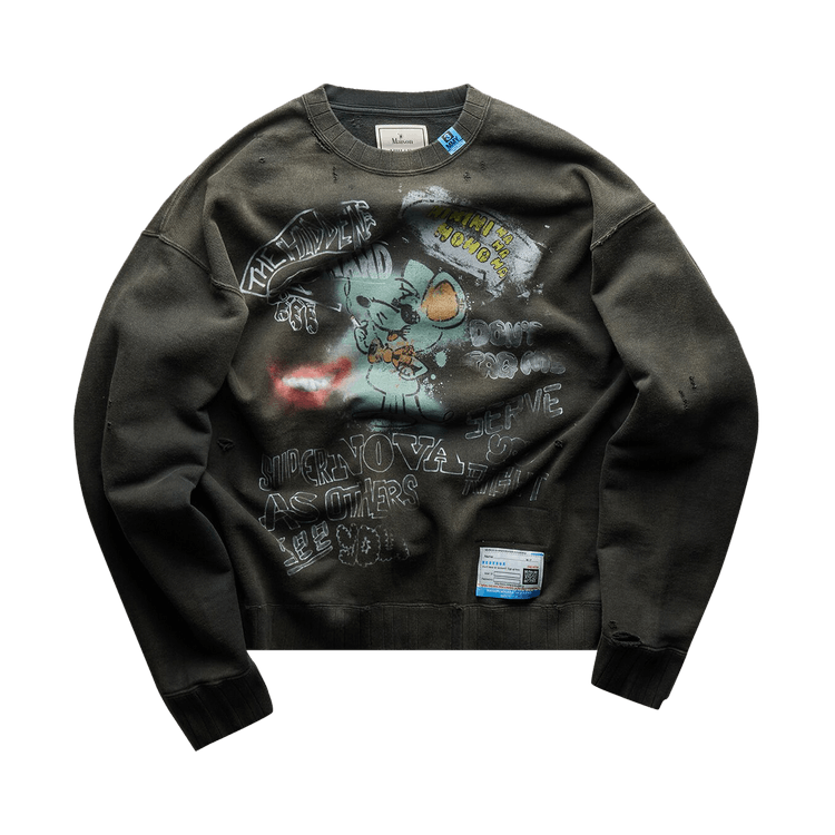 Maison Mihara Yasuhiro Vintage Like Pullover "Black"