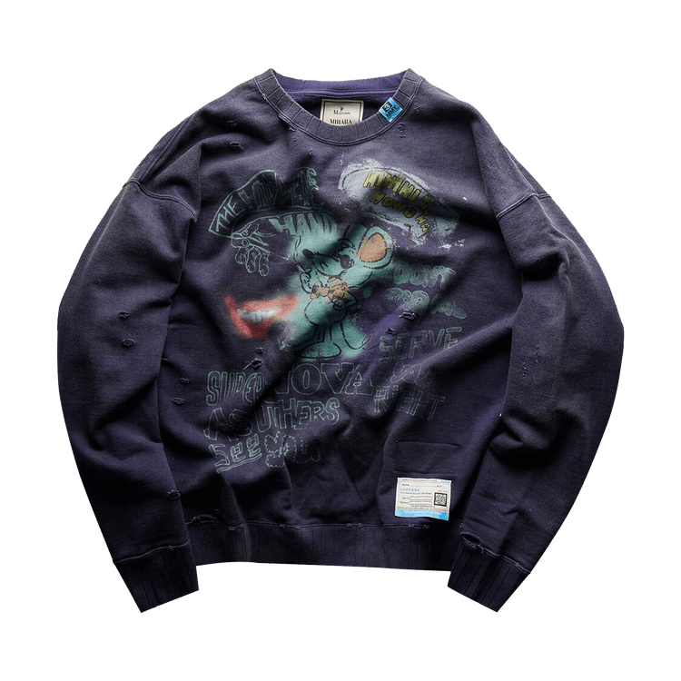 Maison Mihara Yasuhiro Vintage Like Pullover "Purple"