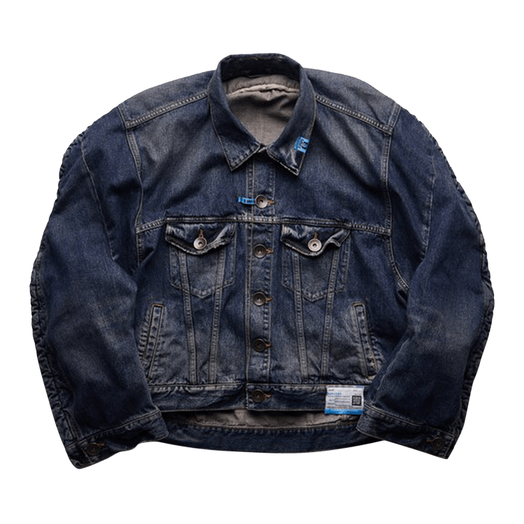 Maison Mihara Yasuhiro Circle Pattern Denim Jacket "Indigo"