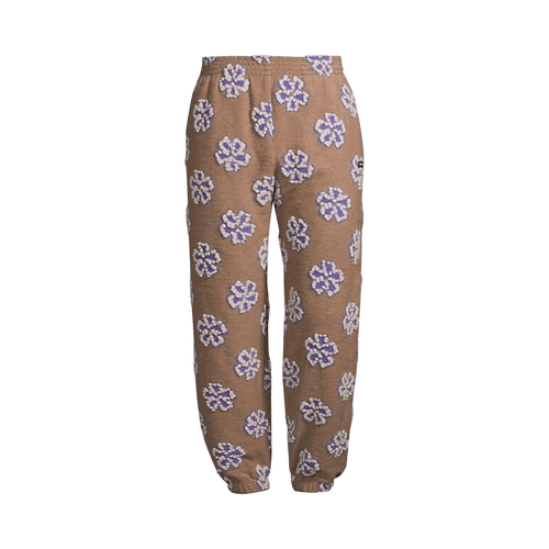 BLUEMARBLE Flower Fleece Sweatpants "Beige"