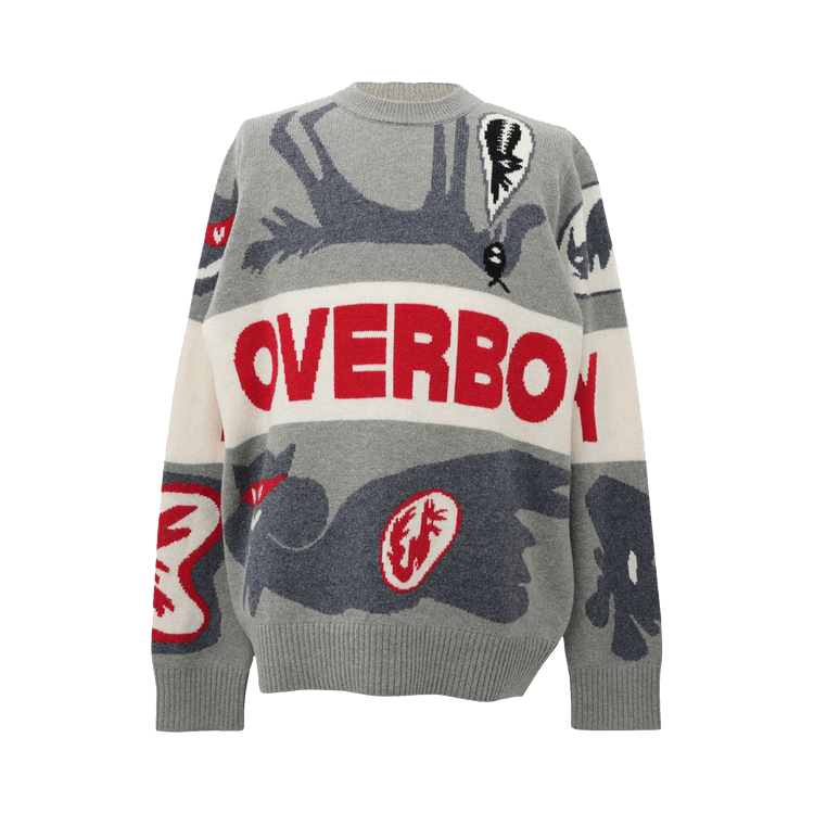 Charles Jeffrey Loverboy Loverboy Logo Jumper "Greyscale"