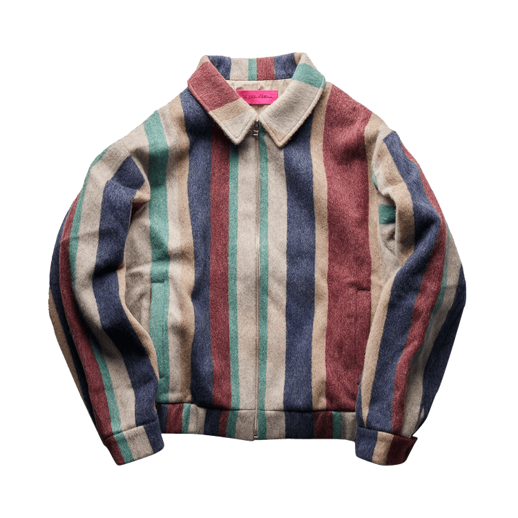 The Elder Statesman Brushed Striped Member Jacket "Brushed Wool Stripe"