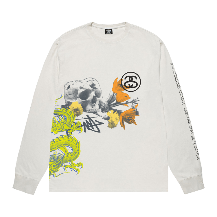 Stussy Strike Long-Sleeve Tee "Natural"