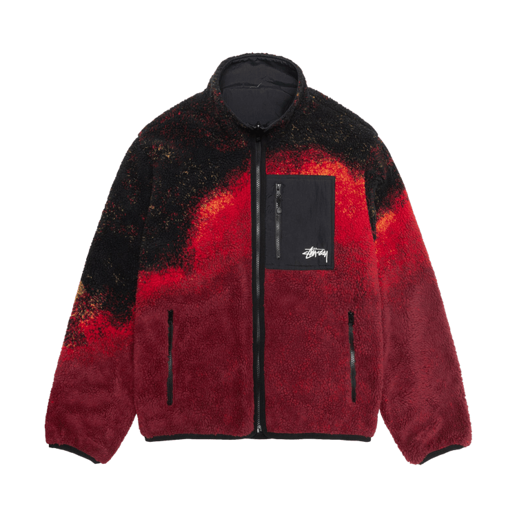 Stussy Sherpa Reversible Jacket "Lava"