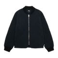 Stussy 8 Ball Quilted Liner Jacket "Black"