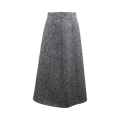 Saint Laurent Wool Tweed Pencil Skirt "Grey"