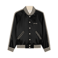 CELINE Embroidered Teddy Jacket "Black"