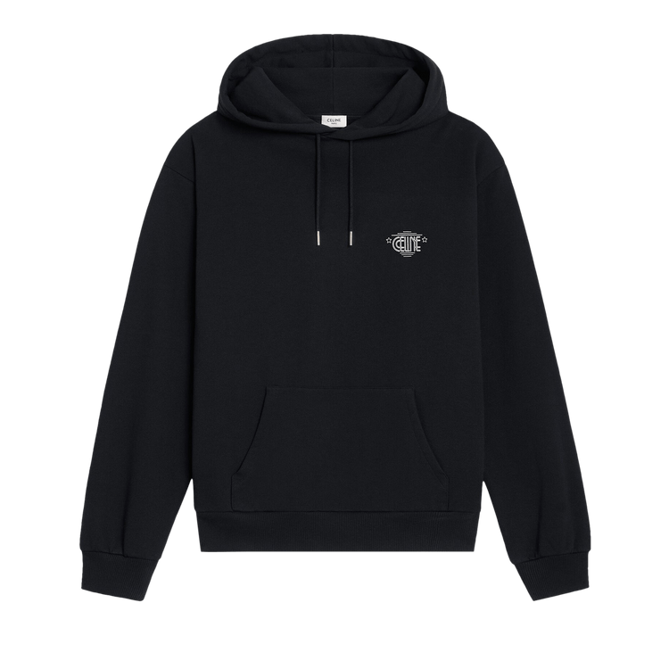 CELINE Loose Hoodie "Melange/Burgundy"