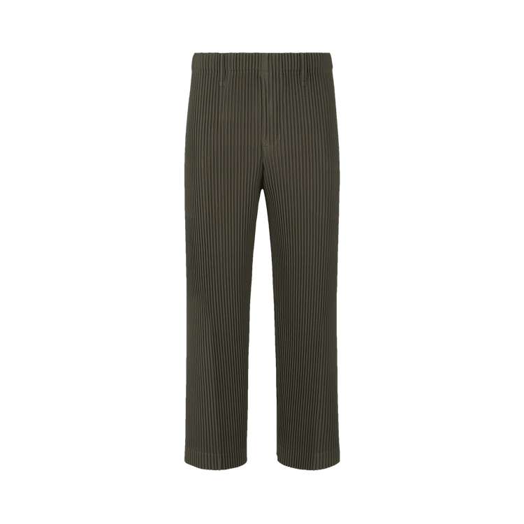 Issey Miyake Pleats Tailored Pants "Ebony Khaki"