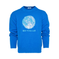 Off-White Onthego Moon Chunky Knit Crew "Dark Blue/Purple"