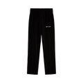Palm Angels Velvet Track Pants "Black/White"