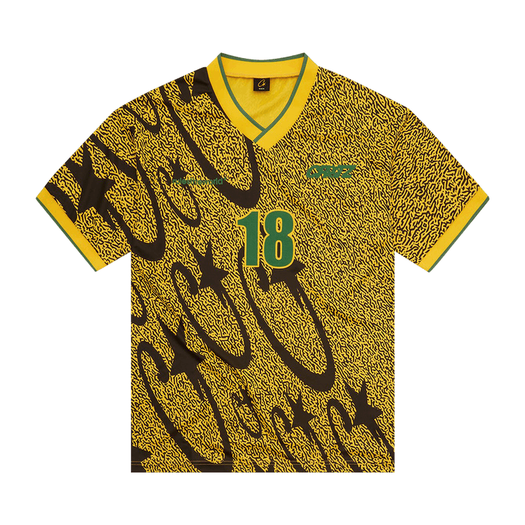 Corteiz Carni Stellations Football Jersey "Yellow"