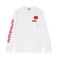 Jacquemus Rose Stencil Long-Sleeve T-Shirt "White/Red"