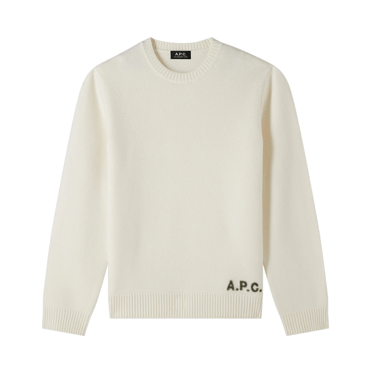 A.P.C. Edward Pullover "Ecru/Khaki Militaire"