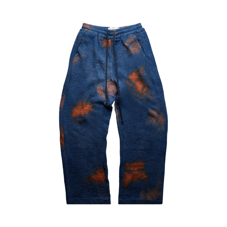 Song for the Mute Side Tape Track Pants "Blue/Orange"