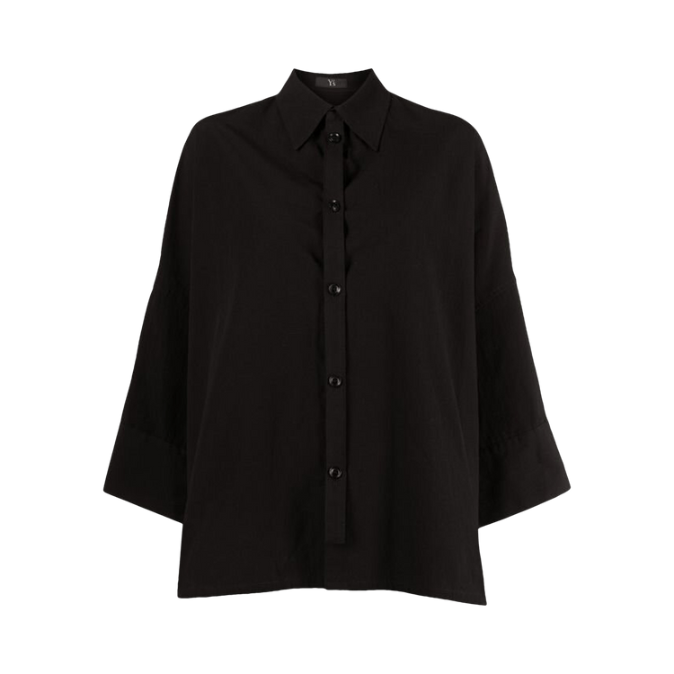 Y's Linen Shirt 'Black'