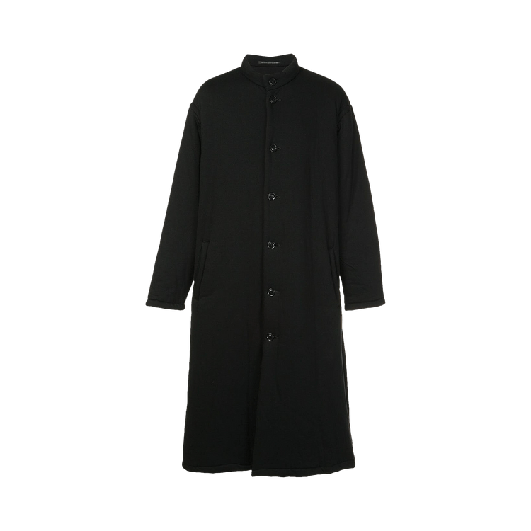 Yohji Yamamoto Pour Homme Padded Stand C Coat "Black"