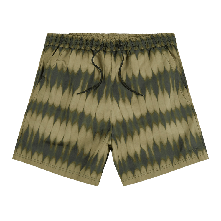 A.P.C. Bobby Tie Dye Swim Shorts "Khaki"