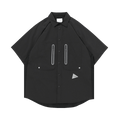 And Wander Tech Short-Sleeve Shirt "Black"