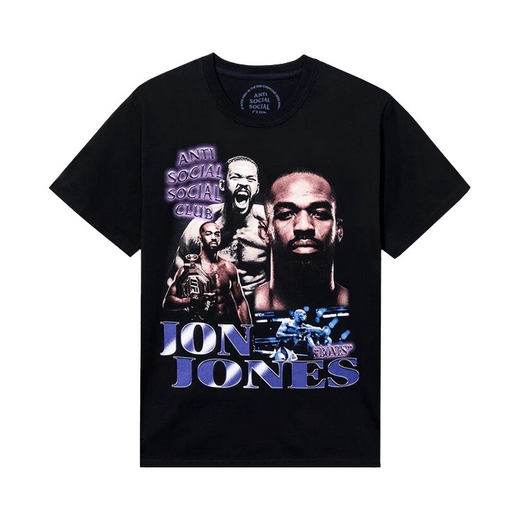 Anti Social Social Club x UFC Jon Jones Tee "Black"