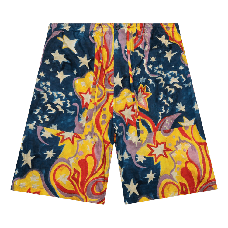 Marni x No Vacancy Inn Poplin Shorts "Royal"