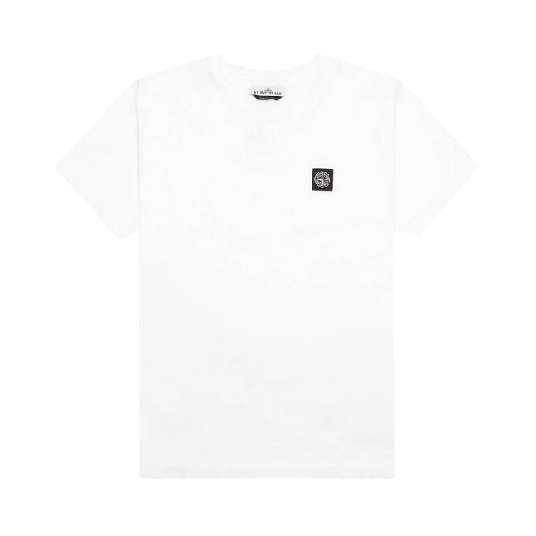 Stone Island Compass Patch Logo Short-Sleeve T-Shirt "White"