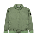Stone Island Waffen Patch Foldable Hooded Zip Up Jacket "Sage"