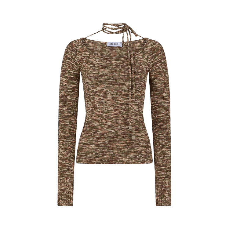 The Attico Heather Sweater "Brown Forest"