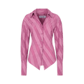 The Attico Lily Shirt "Mauve"