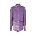 The Attico Sylvie Mini Dress "Lavender"