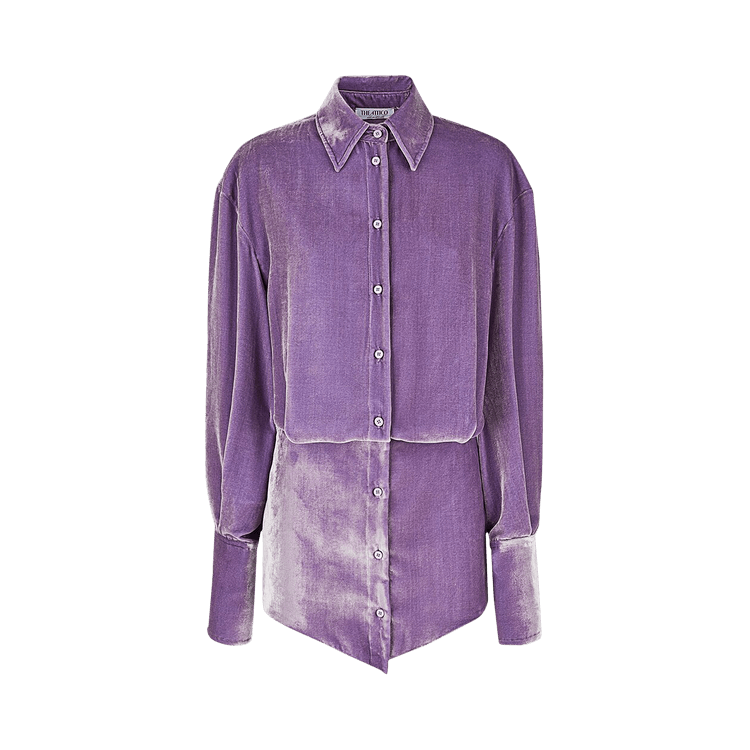 The Attico Sylvie Mini Dress "Lavender"