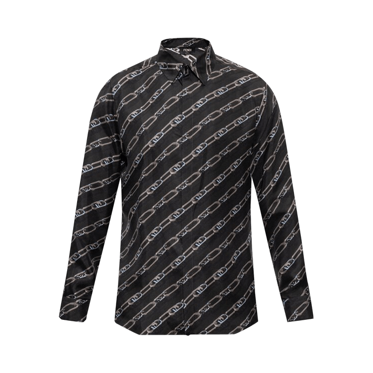 Fendi Logo Shirt "Peltro"