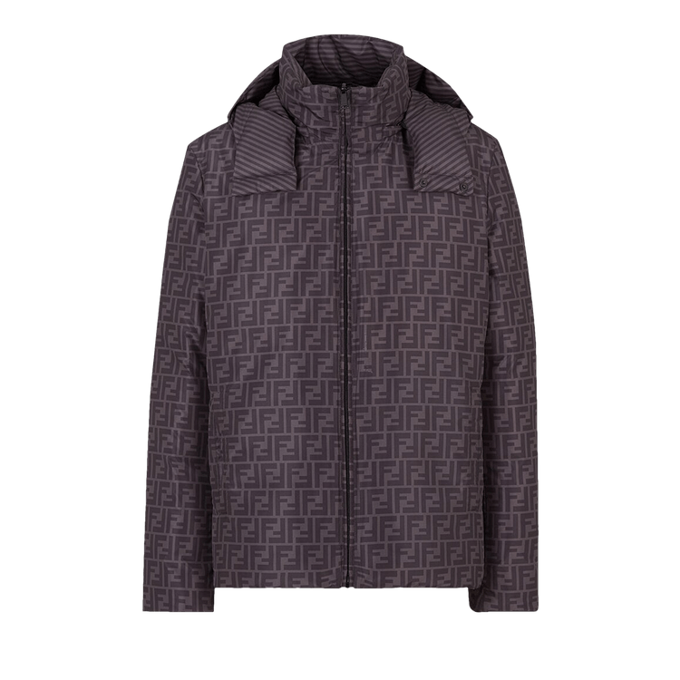 Fendi Monogram Down Jacket "Grey/Black"