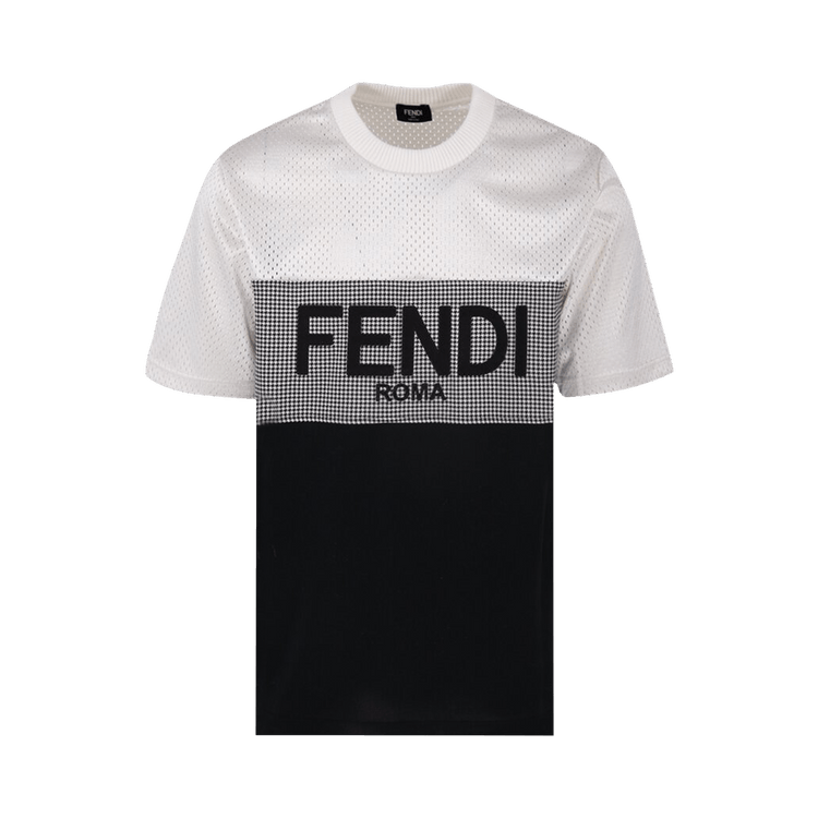 Fendi T-Shirt "Cloud/Black"