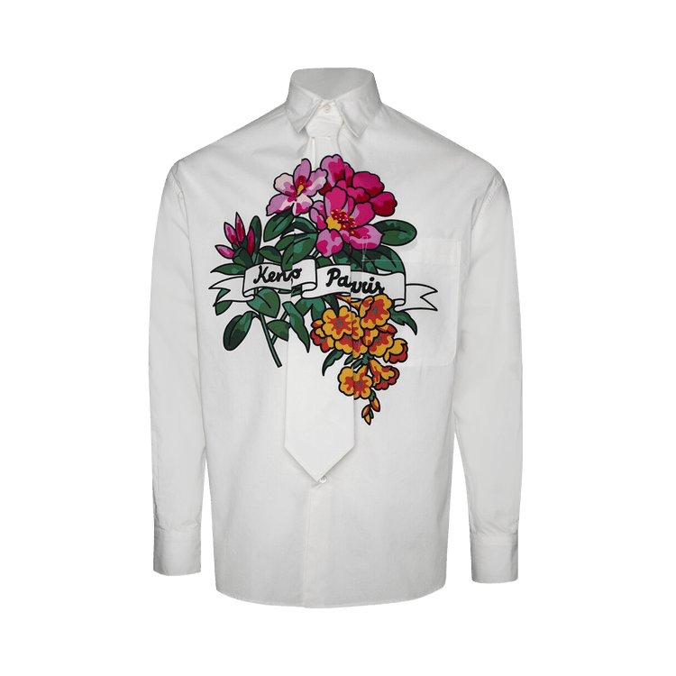 Kenzo Long-Sleeve Shirt "Off White"