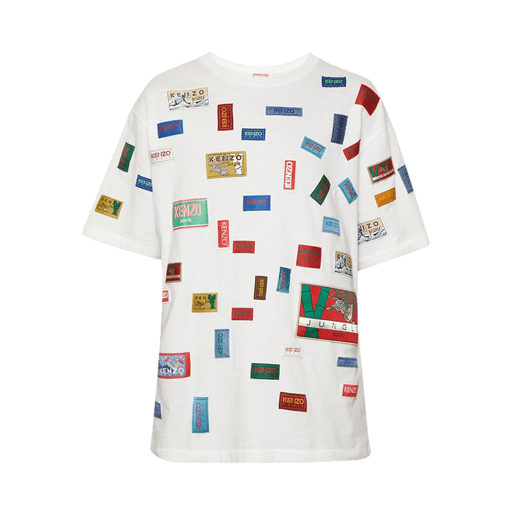 Kenzo Archive Label Oversize T-Shirt "Off White"