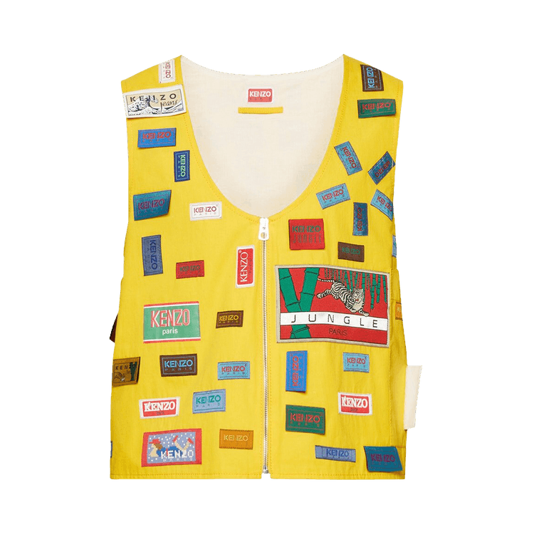 Kenzo Archive Labels Gilet "Golden Yellow"