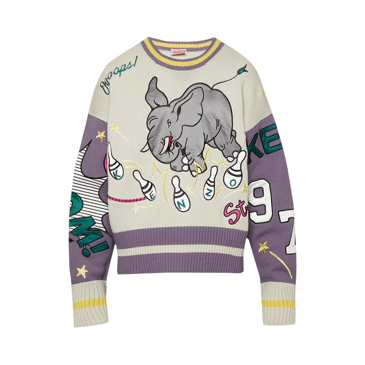 Kenzo Bowling Elephant Jumper "Wisteria"