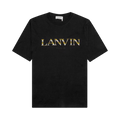 Lanvin Curb Embroidered T-Shirt "Black"