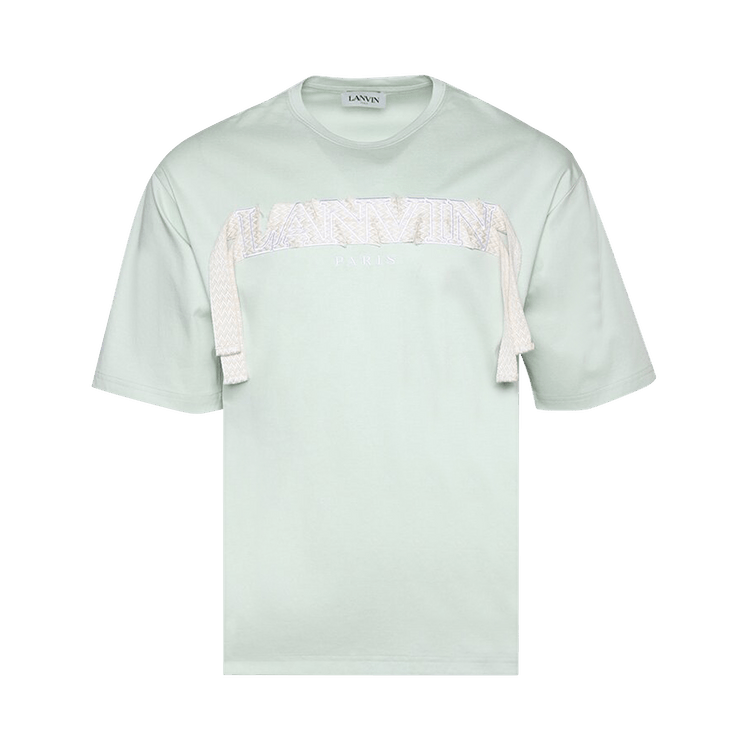 Lanvin Curb Embroidered T-Shirt "Sage"