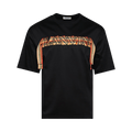Lanvin Curb Embroidered T-Shirt "Black/Orange"